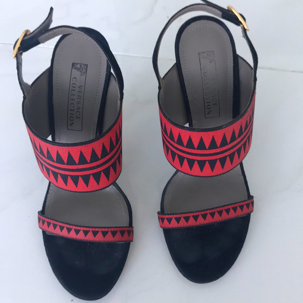 Designer Versace Collection high heel shoes